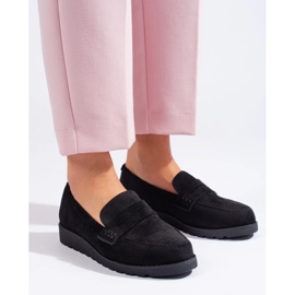 Klassiska svarta mockaskor 2