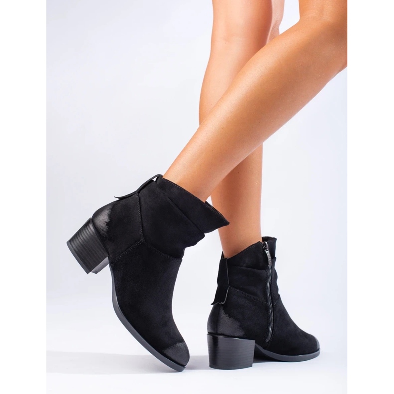 W. Potocki Potocki slip-on stövlar för kvinnor svarta 2