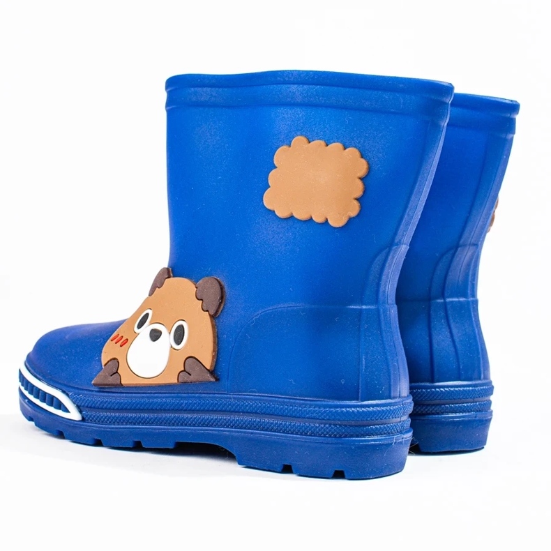 Blåa låga Wellingtonstövlar för barn 1