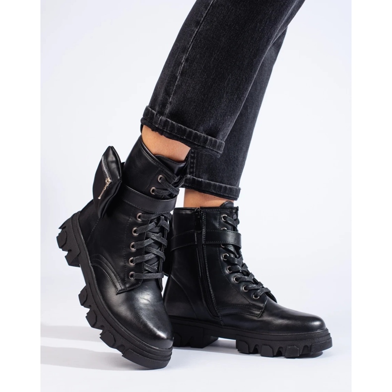 Kvinnors baggies med en handväska svart 2