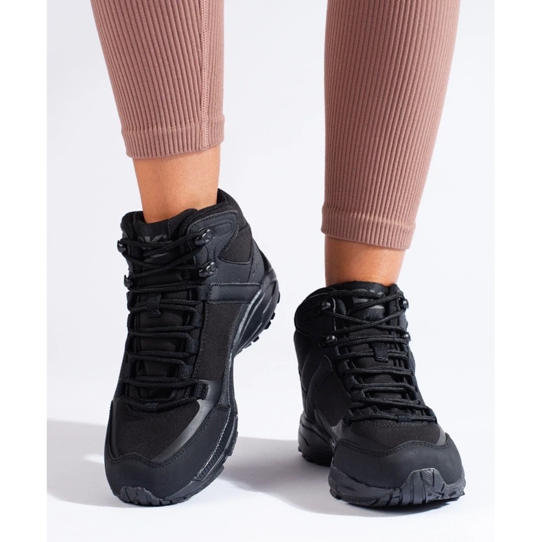Vandringsskor för kvinnor med hög ovandel DK svart 2