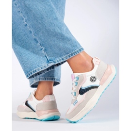 Big Star sneakers för kvinnor KK274097 beige 1