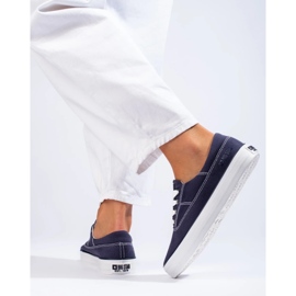 Big Star KK274018 sneakers för kvinnor blå 4