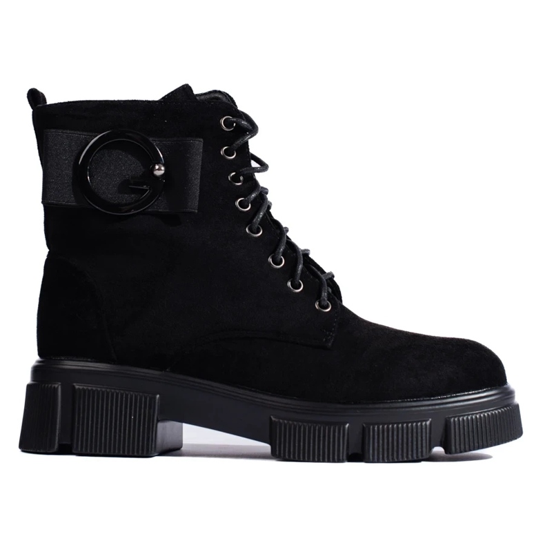 Svarta dambaggies gjorda av ekologisk mocka 2