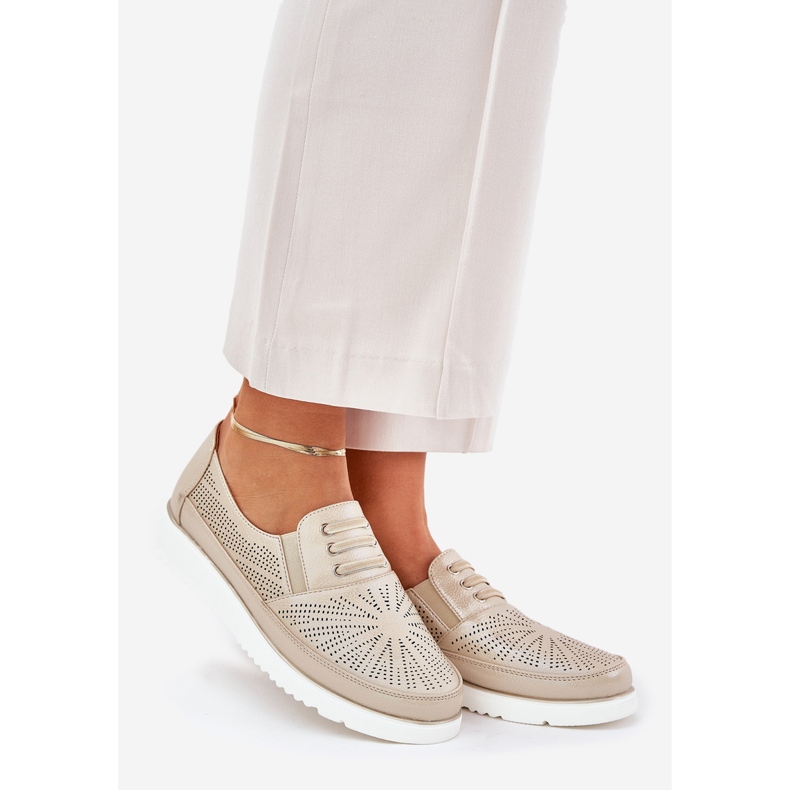 Kvinnors skor, öppna gyllene gyllene skor 1