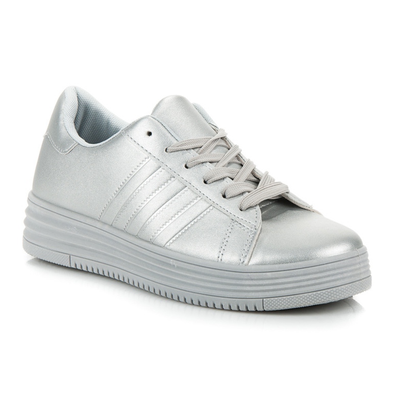 Silver sneakers grå 1