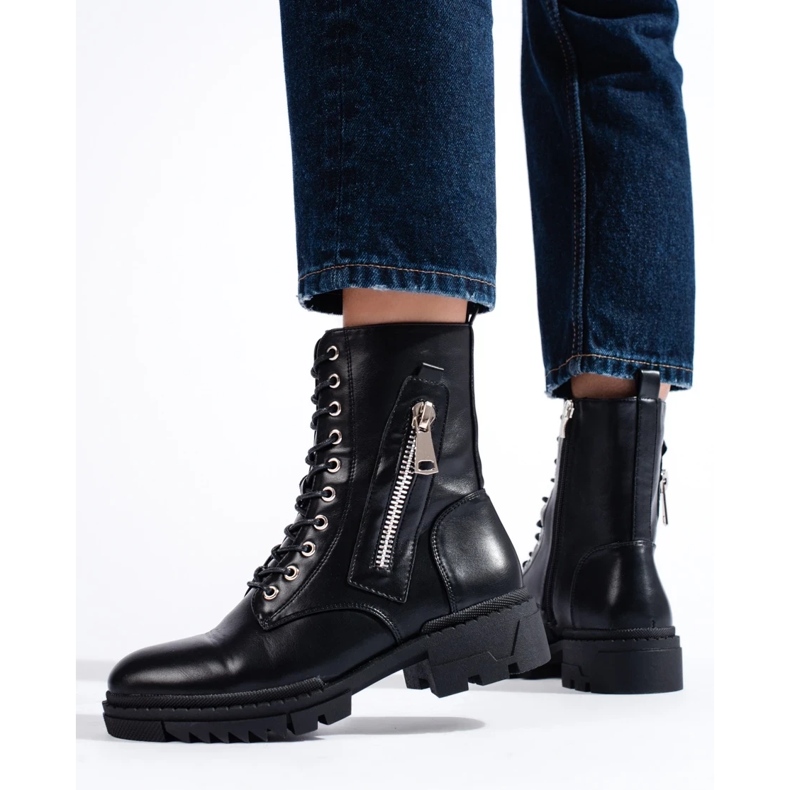 W. Potocki Svarta Potocki-väskor för kvinnor 1