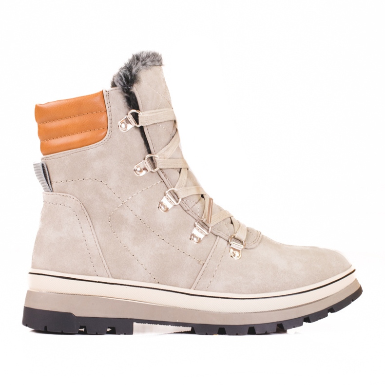 Grå damvandringskängor med isolering 1