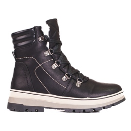 Svarta damvandringskängor med isolering 1