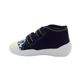 Befado barnskor sneakers tofflor 212P052 marinblå blå vit 2