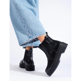 Svarta Chelsea-stövlar för kvinnor Big Star II274101 1