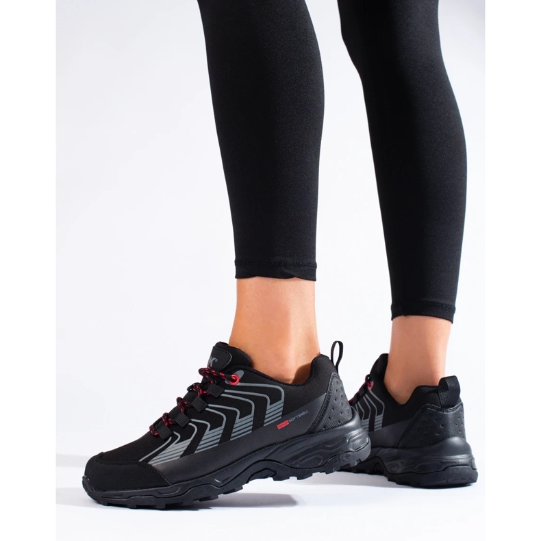 DK Softshell dam trekkingskor svarta 2