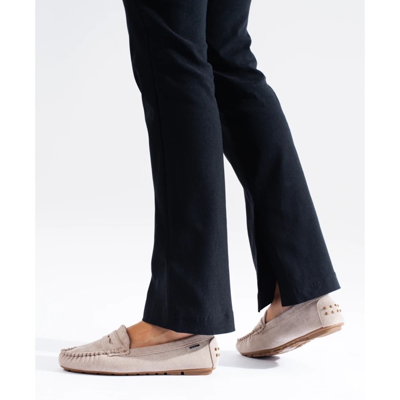 Dammocka loafers Shelovet elastisk beige 1