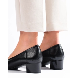 W. Potocki Kvinnors lågklackade pumps Potocki svart 1