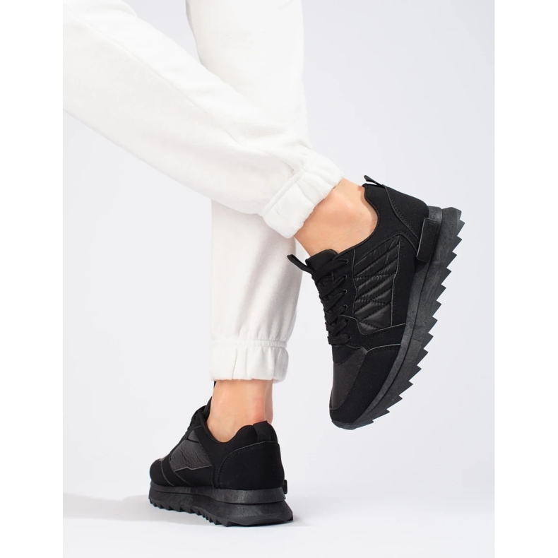 W. Potocki Damsportskor sneakers Potocki svarta 1