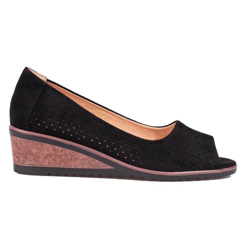 W. Potocki Genombrutna mockapumpar för kvinnor Potocki svarta 2