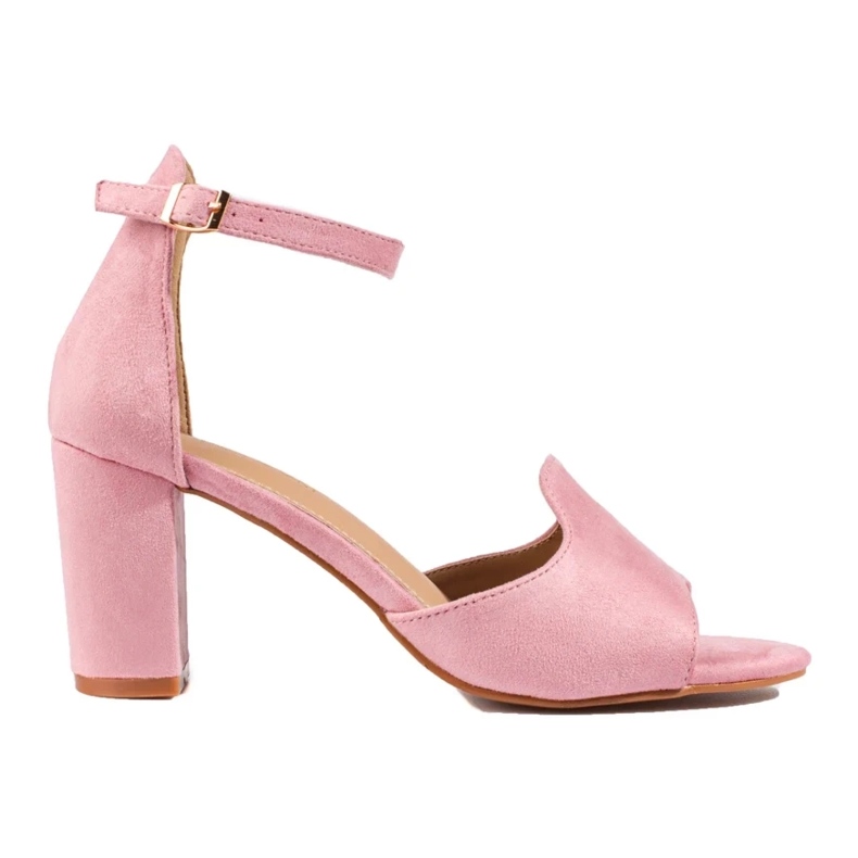 Rosa damsandaler på stolpen av W. Potocki 1