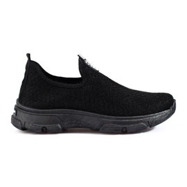 Shelovet svarta slip-on sportskor 2