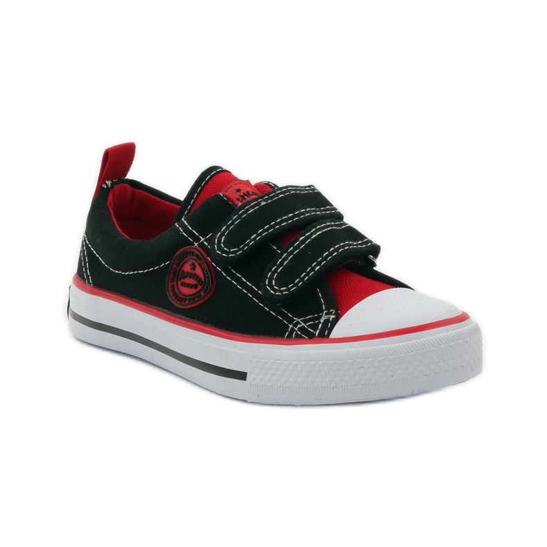 American Club Amerikanska svarta/röda rovor sneakers 1