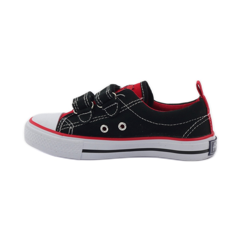 American Club Amerikanska svarta/röda rovor sneakers 2