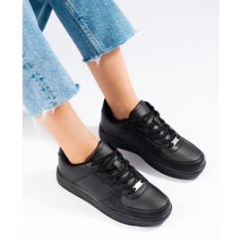 Klassiska svarta Shelovet sportskor för kvinnor 1