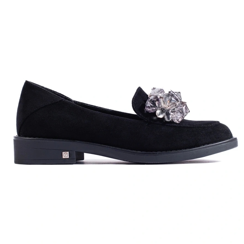 W. Potocki Svarta loafers i mocka för kvinnor från Potocki 2