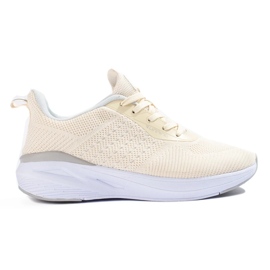 DK beige sneakers för kvinnor 4