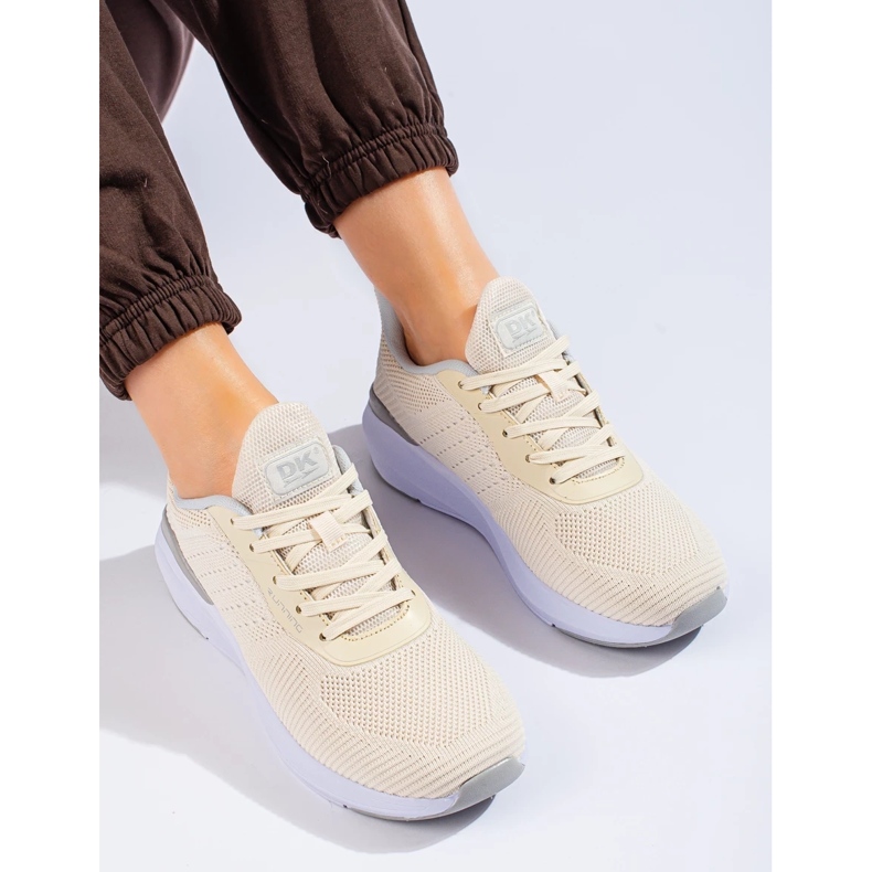 DK beige sneakers för kvinnor 2