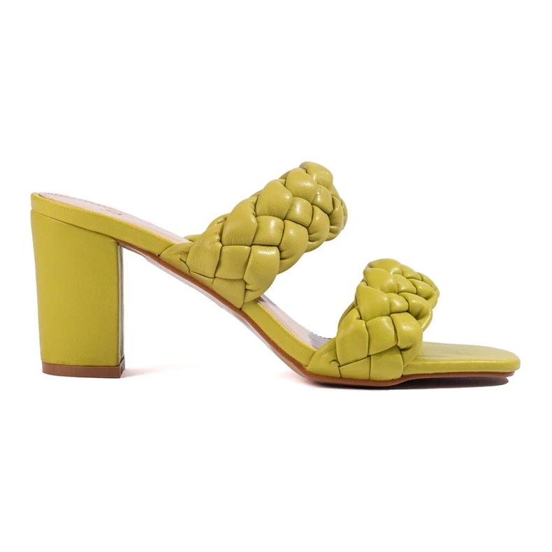 Gröna vävda Shelovet stolpflikar 1