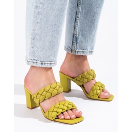 Gröna vävda Shelovet stolpflikar 2