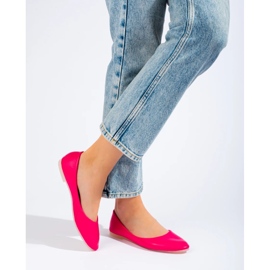 Rosa ballerinor för kvinnor gjorda av Shelovet eko-läder 2