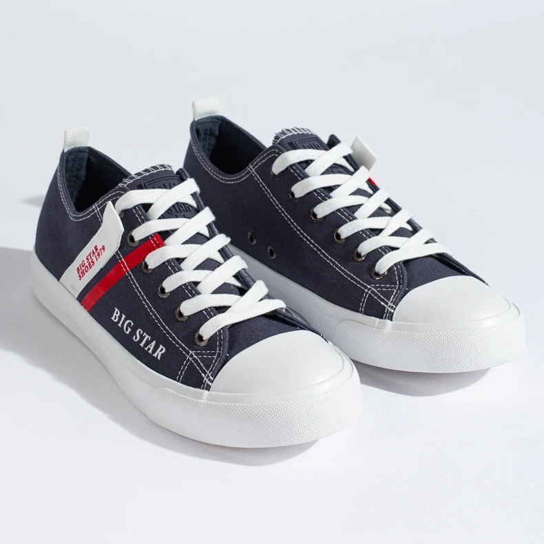 Marinblå herrsneakers Big Star LL174006 2