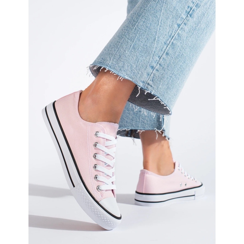 SHELOVET Rosa Vico låga sneakers för kvinnor 2