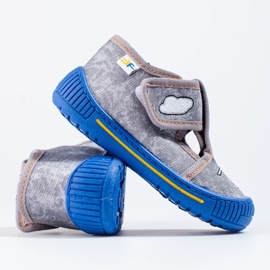 Grå helikoptertofflor från Shelovet 2