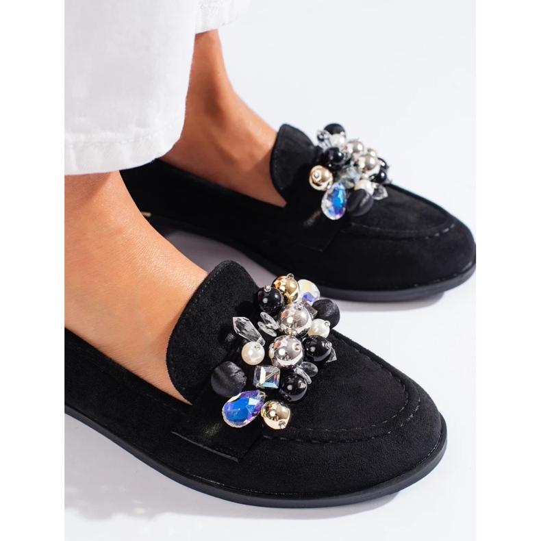 Svarta kvinnors herrar med Shelovet-kristaller 1