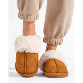 Shelovet kameltofflor för kvinnor brun 1