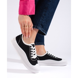 Svarta damsneakers 2