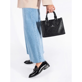 Goodin Lackade svarta dam loafers 1