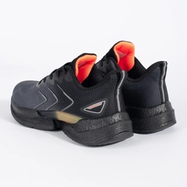 Vico Svarta och grå lätta sportskor med snörning 1