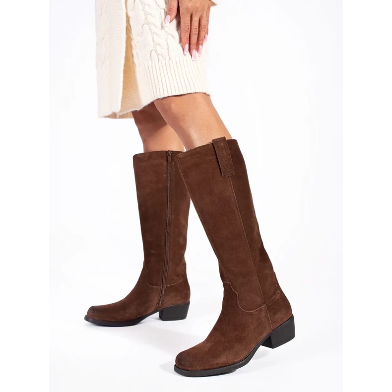 Bruna isolerade damstövlar från Sergio Leone 1