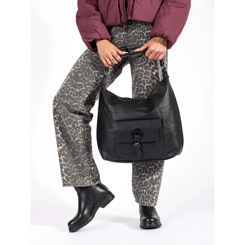 Svarta Chelsea-stövlar för kvinnor gjorda av naturligt läder från Sergio Leone 1