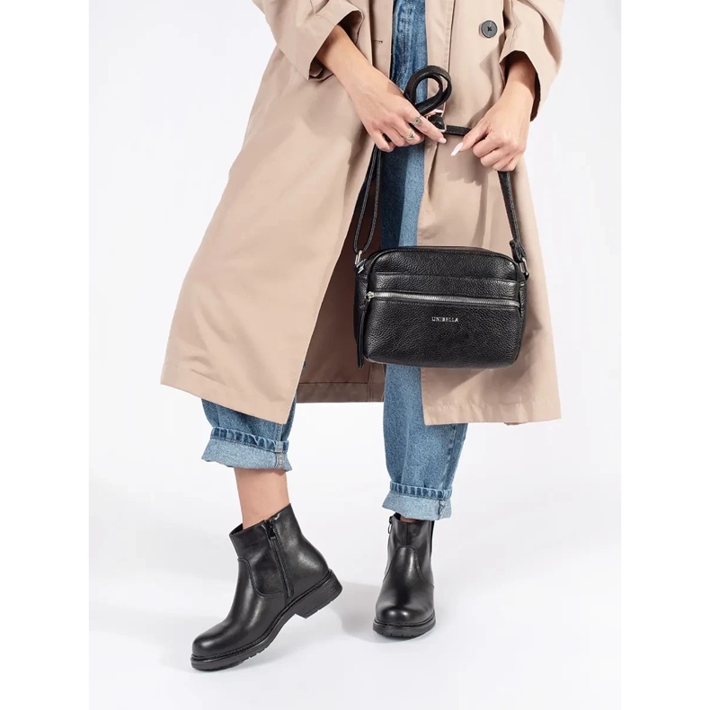 Chelsea-stövlar i svart läder med platt sula från Sergio Leone 2