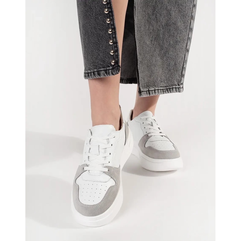 Goodin Vita lädersneakers på plattformen 2