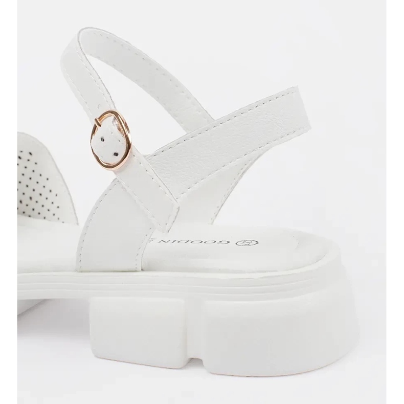 Goodin Vita öppna kvinnors sandaler på plattformen med en prydnad 1