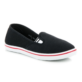 Mckeylor Svarta slip-on sneakers 1