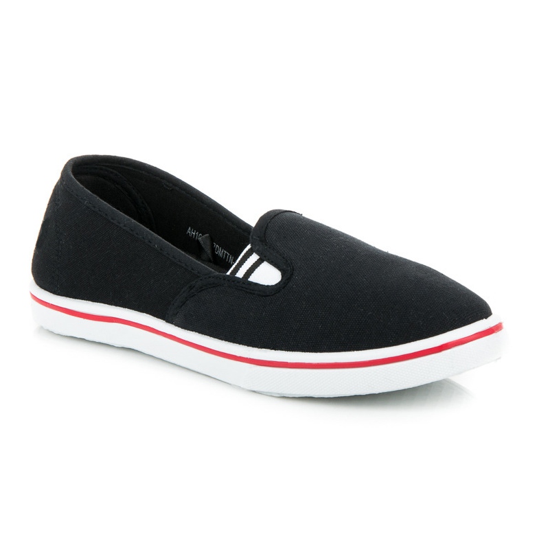 Mckeylor Svarta slip-on sneakers 1