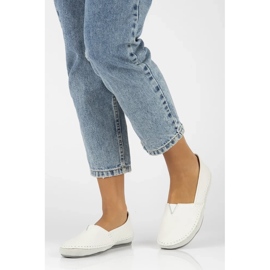 Filippo DP031/25 läderloafers vit 1