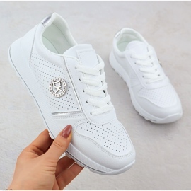 Kvinnors sportskor White Potocki Py16342 vit 1