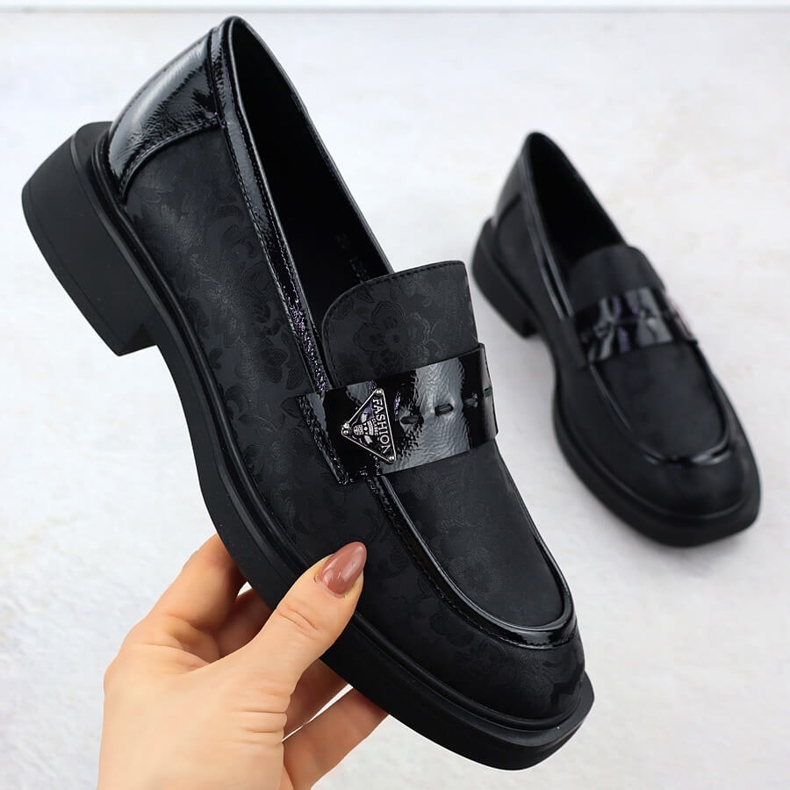 Women's Shoes Lords Black Potocki SZ12650 svart 1