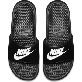 Nike Benassi JDI 343880 090 Black Flip -flops svart 2